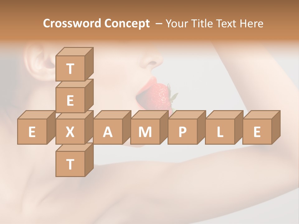 Bright Flirt Hungry PowerPoint Template