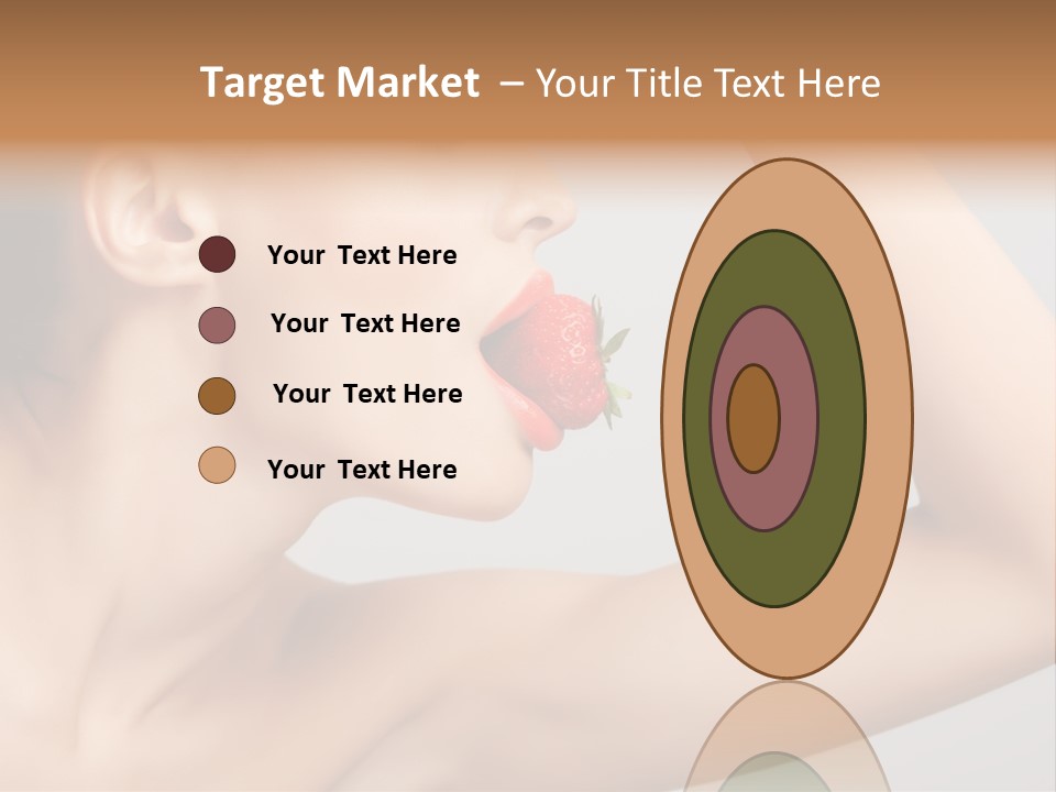 Bright Flirt Hungry PowerPoint Template