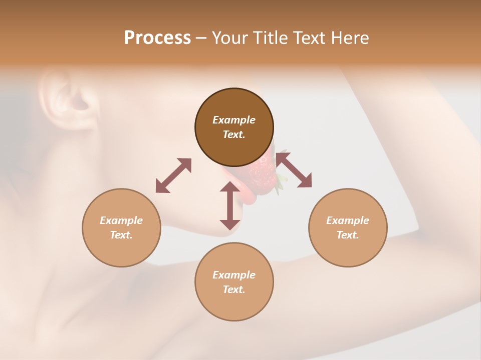 Bright Flirt Hungry PowerPoint Template