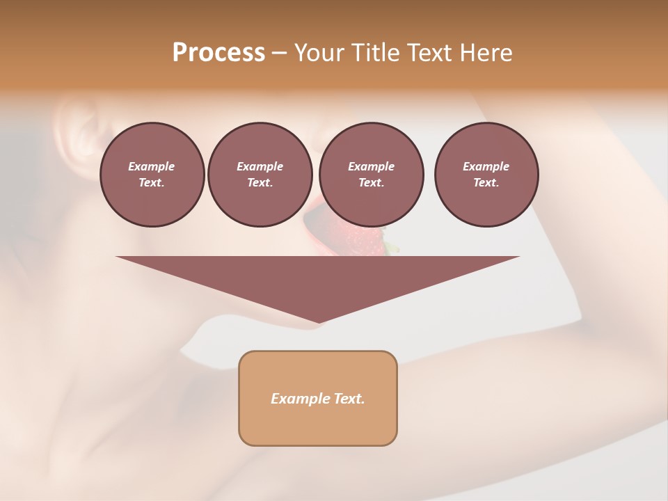 Bright Flirt Hungry PowerPoint Template