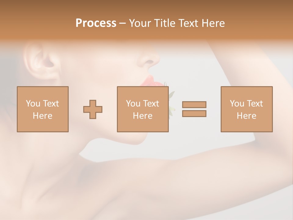 Bright Flirt Hungry PowerPoint Template