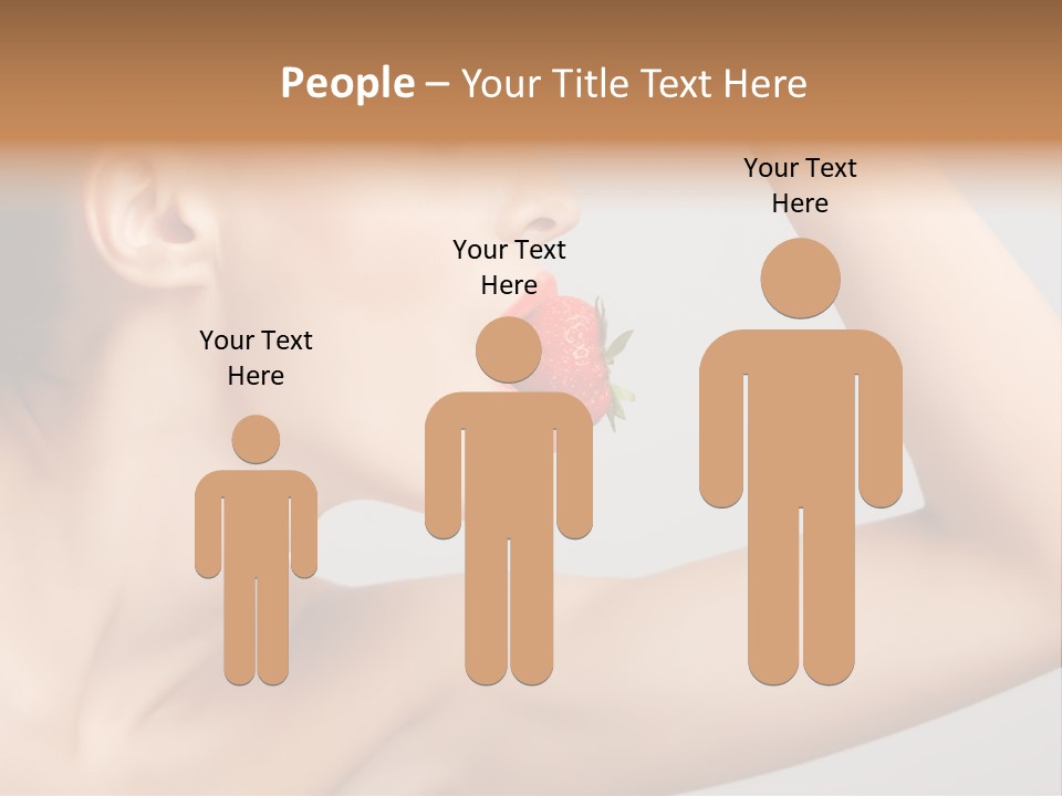 Bright Flirt Hungry PowerPoint Template