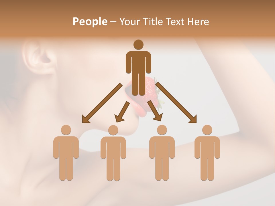 Bright Flirt Hungry PowerPoint Template