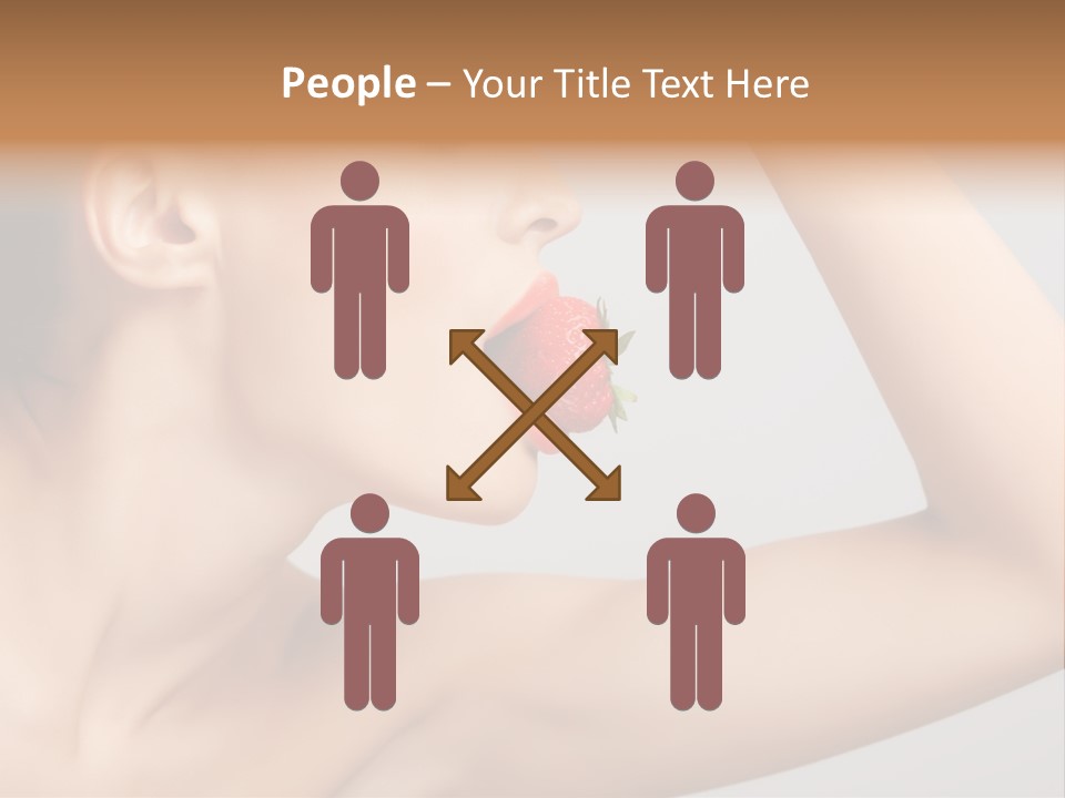 Bright Flirt Hungry PowerPoint Template