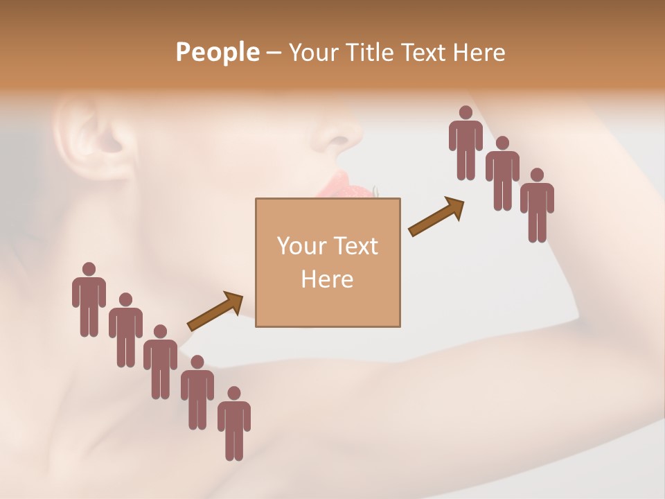 Bright Flirt Hungry PowerPoint Template