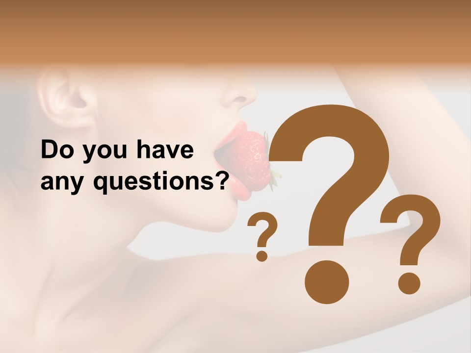 Bright Flirt Hungry PowerPoint Template