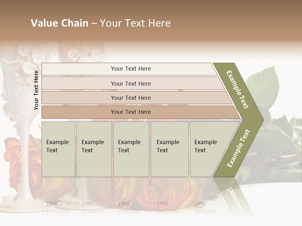 Roses Valentines Space PowerPoint Template