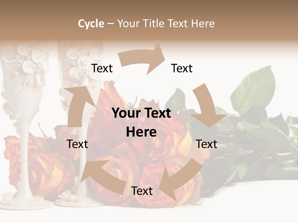 Roses Valentines Space PowerPoint Template