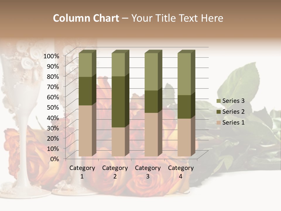 Roses Valentines Space PowerPoint Template