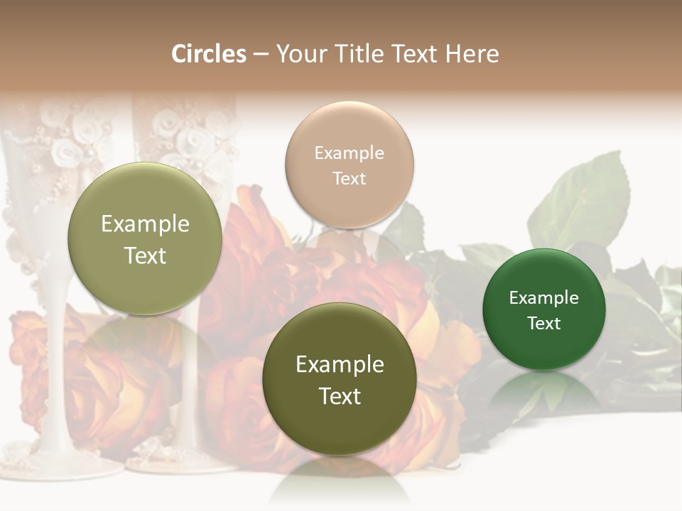 Roses Valentines Space PowerPoint Template