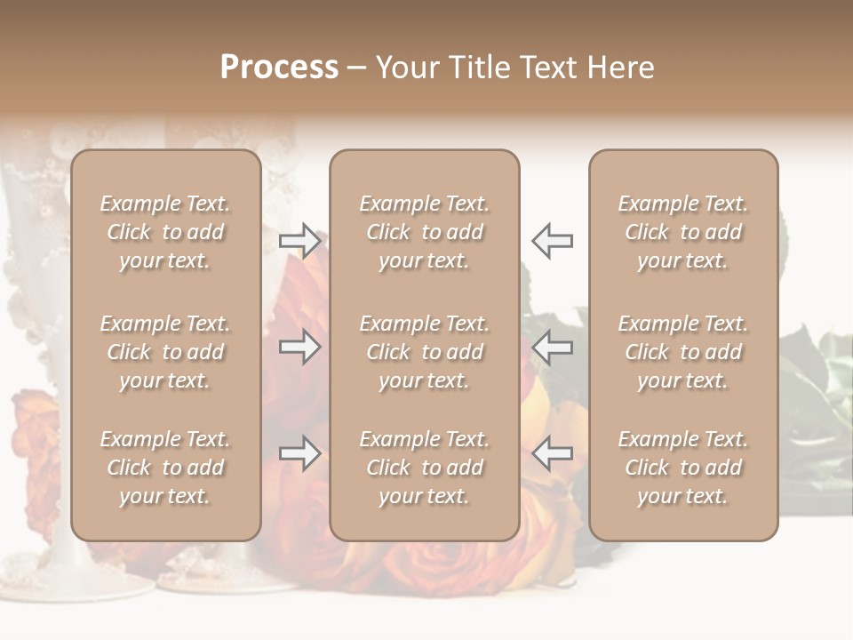 Roses Valentines Space PowerPoint Template