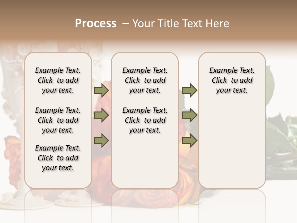 Roses Valentines Space PowerPoint Template
