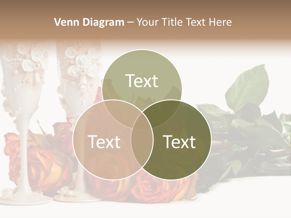 Roses Valentines Space PowerPoint Template