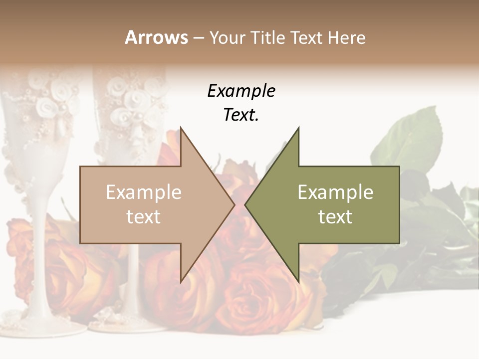 Roses Valentines Space PowerPoint Template