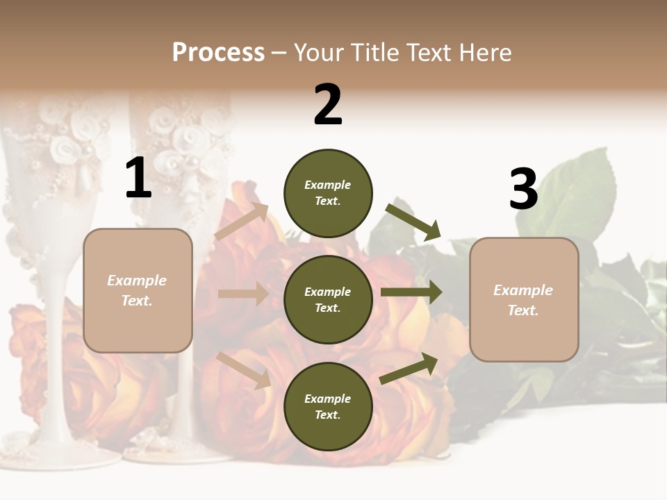 Roses Valentines Space PowerPoint Template