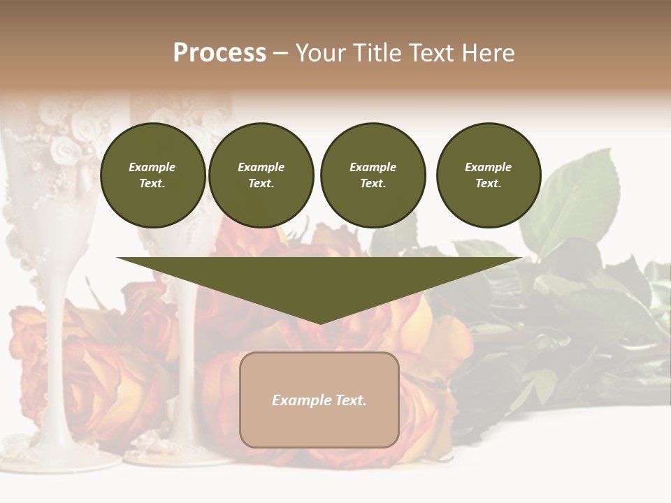 Roses Valentines Space PowerPoint Template