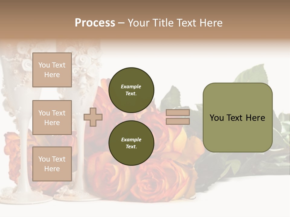 Roses Valentines Space PowerPoint Template