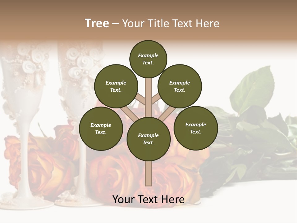 Roses Valentines Space PowerPoint Template