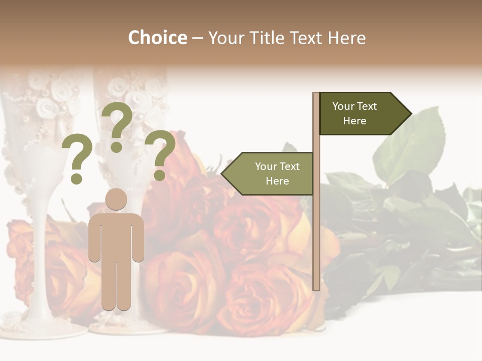 Roses Valentines Space PowerPoint Template