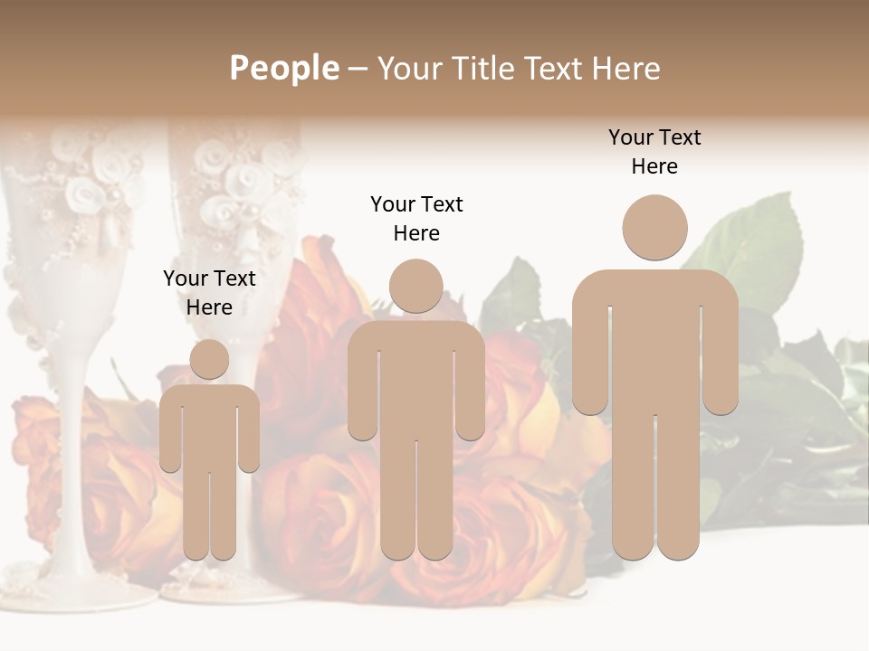 Roses Valentines Space PowerPoint Template