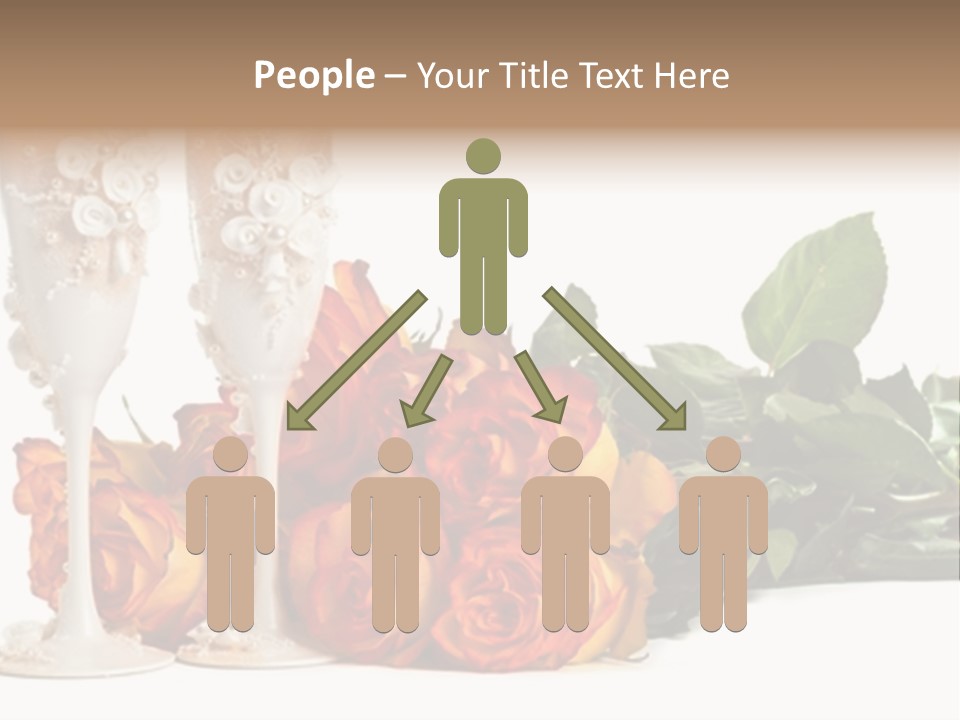 Roses Valentines Space PowerPoint Template