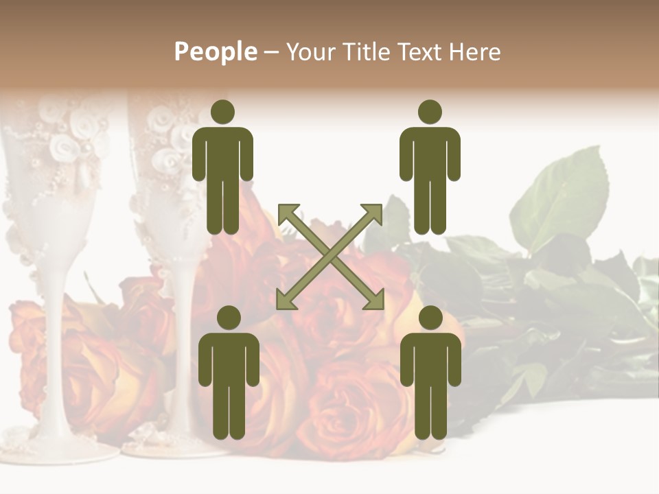 Roses Valentines Space PowerPoint Template