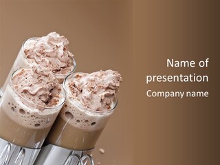 Inside Beverage Caffeine PowerPoint Template