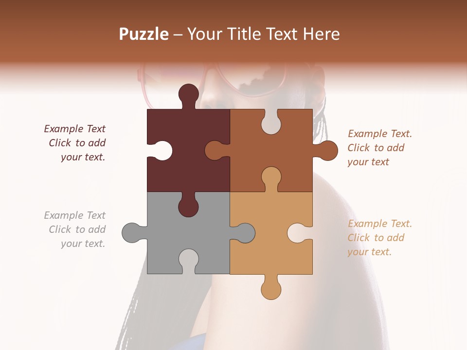 Gorgeou En Uality Eyegla E PowerPoint Template