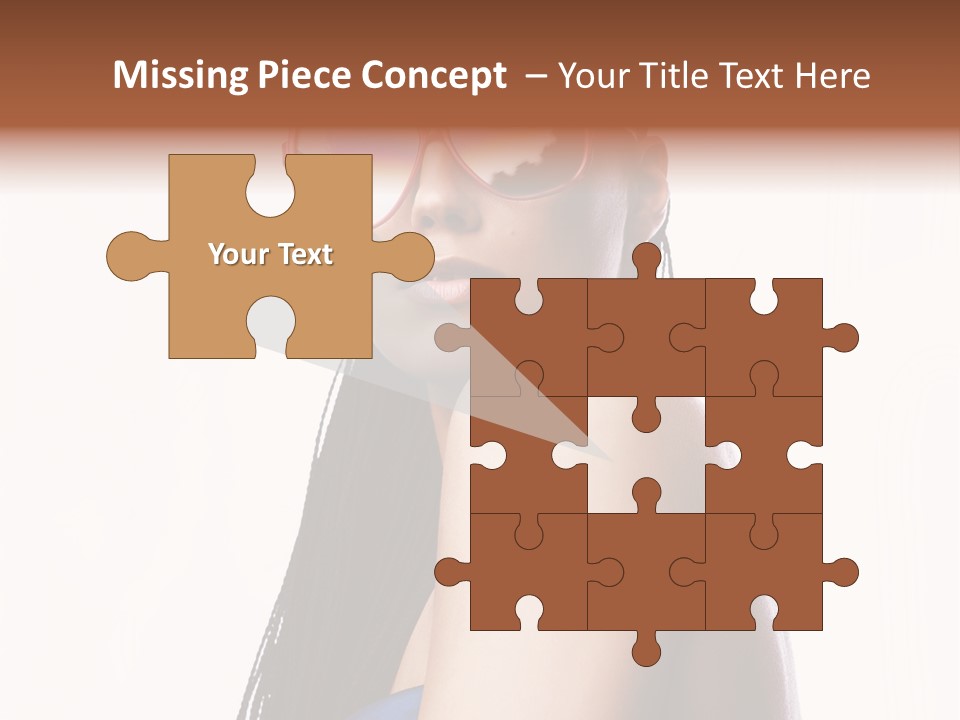 Gorgeou En Uality Eyegla E PowerPoint Template