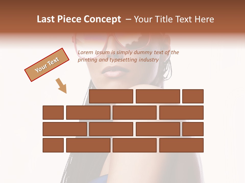 Gorgeou En Uality Eyegla E PowerPoint Template