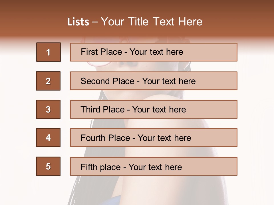 Gorgeou En Uality Eyegla E PowerPoint Template