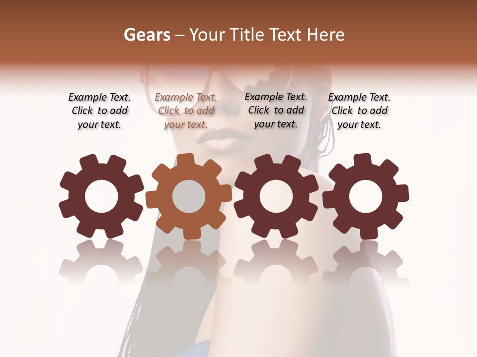 Gorgeou En Uality Eyegla E PowerPoint Template