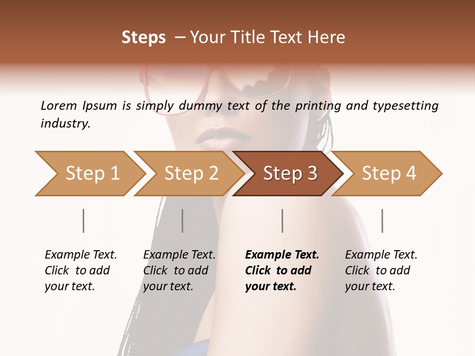 Gorgeou En Uality Eyegla E PowerPoint Template
