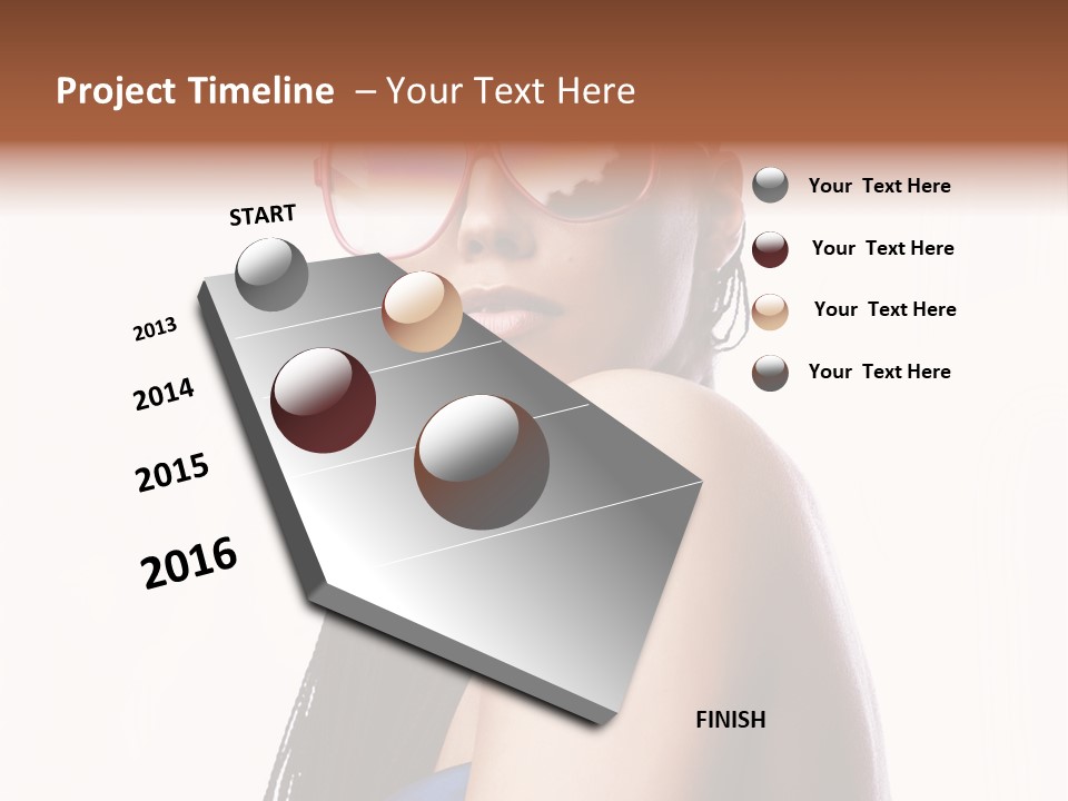 Gorgeou En Uality Eyegla E PowerPoint Template
