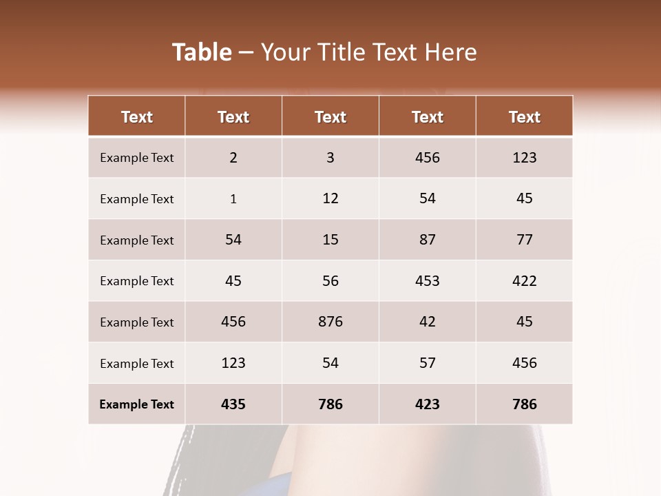 Gorgeou En Uality Eyegla E PowerPoint Template