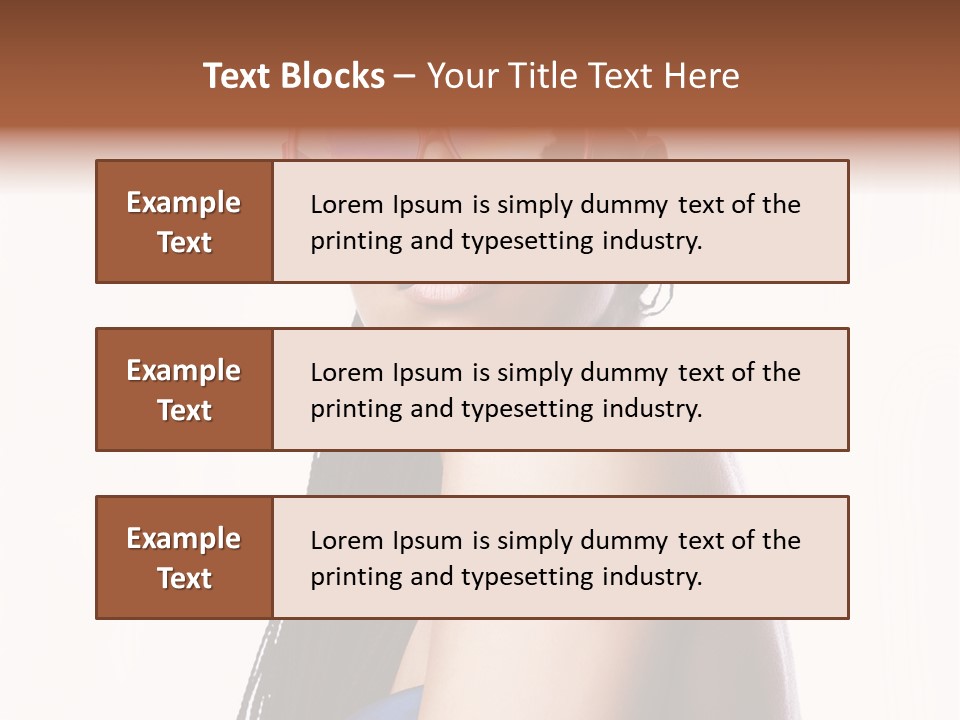 Gorgeou En Uality Eyegla E PowerPoint Template