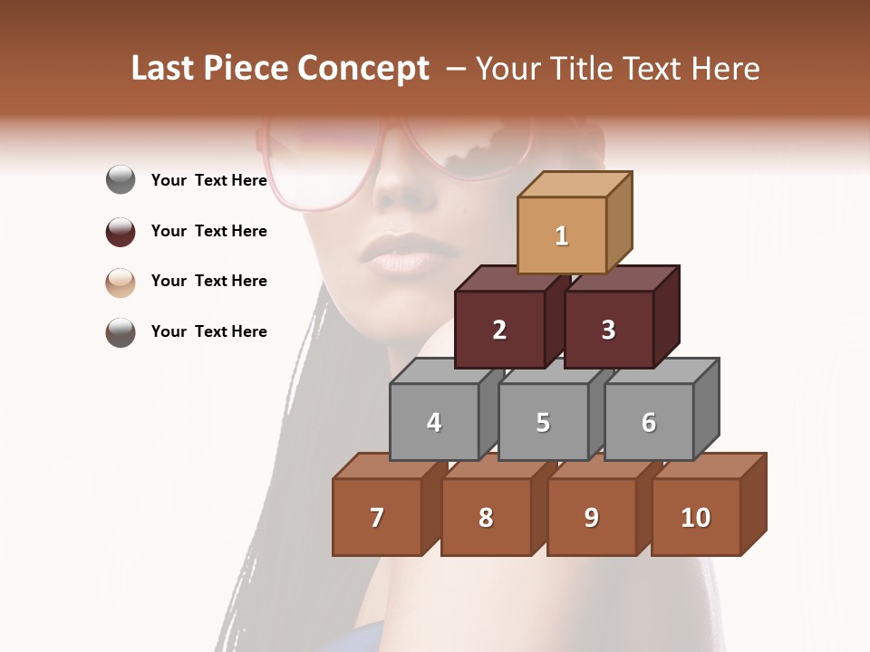 Gorgeou En Uality Eyegla E PowerPoint Template