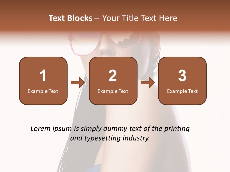 Gorgeou En Uality Eyegla E PowerPoint Template