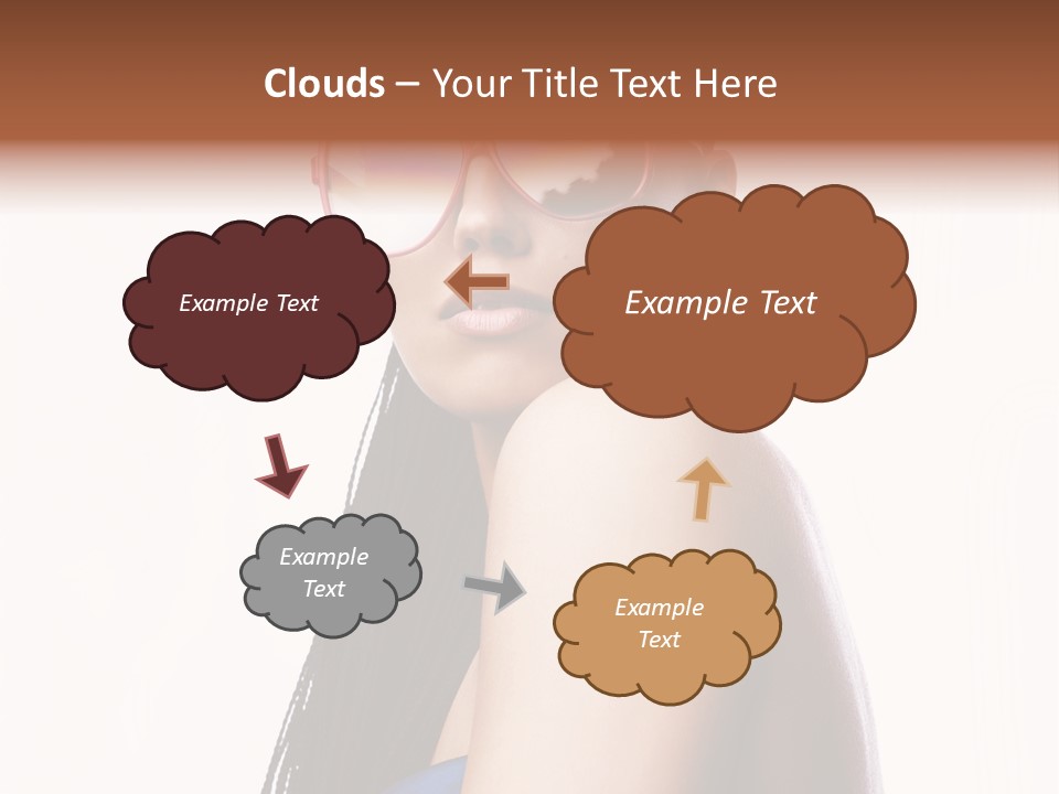 Gorgeou En Uality Eyegla E PowerPoint Template