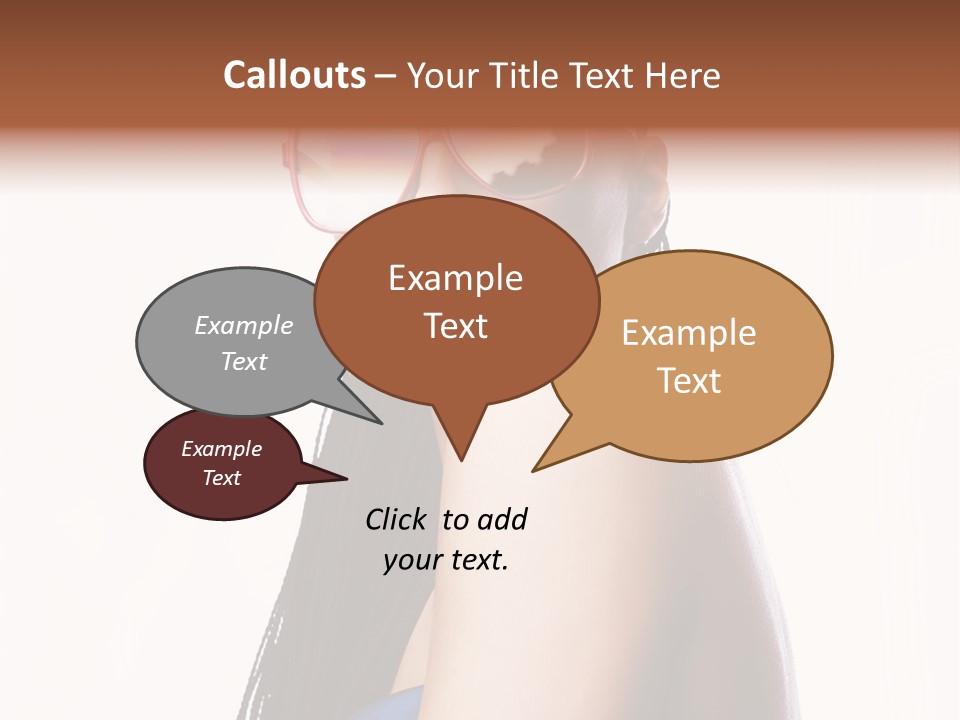 Gorgeou En Uality Eyegla E PowerPoint Template