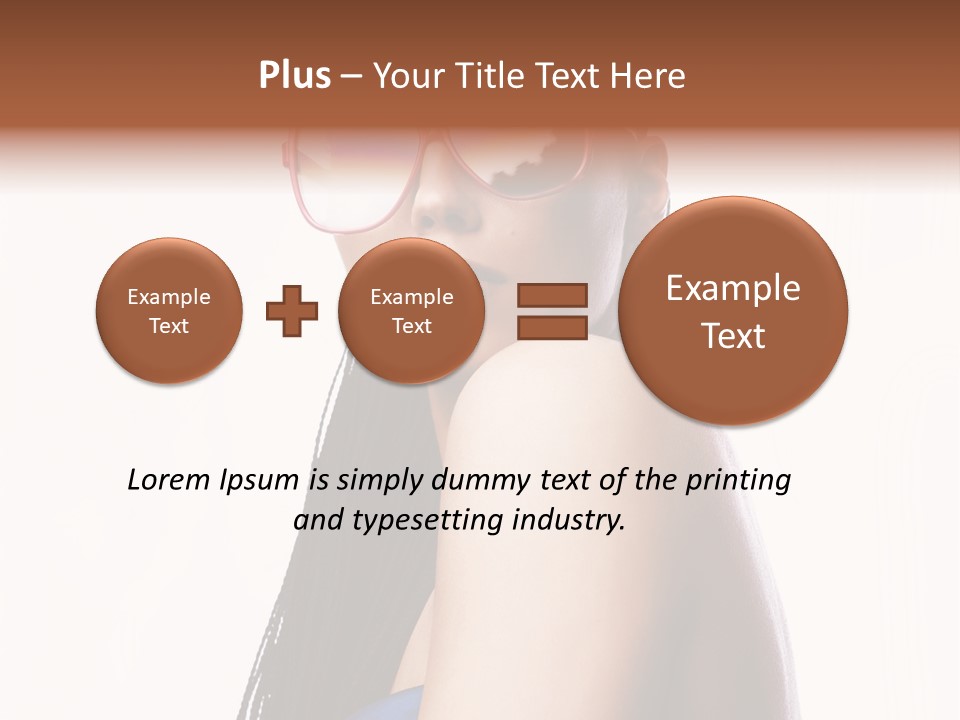 Gorgeou En Uality Eyegla E PowerPoint Template