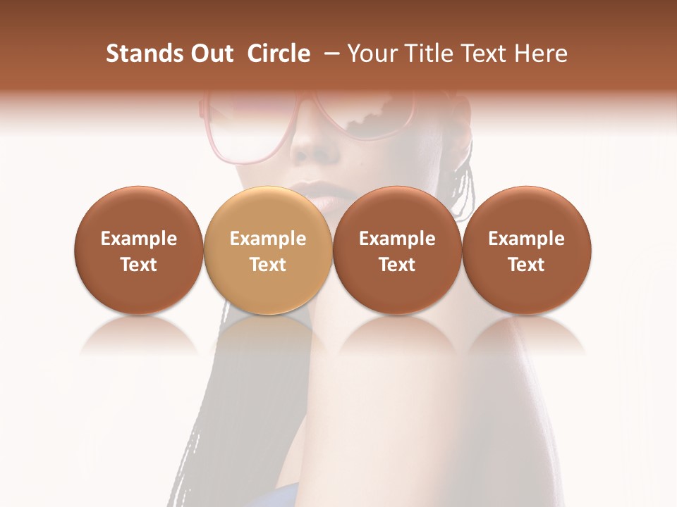 Gorgeou En Uality Eyegla E PowerPoint Template