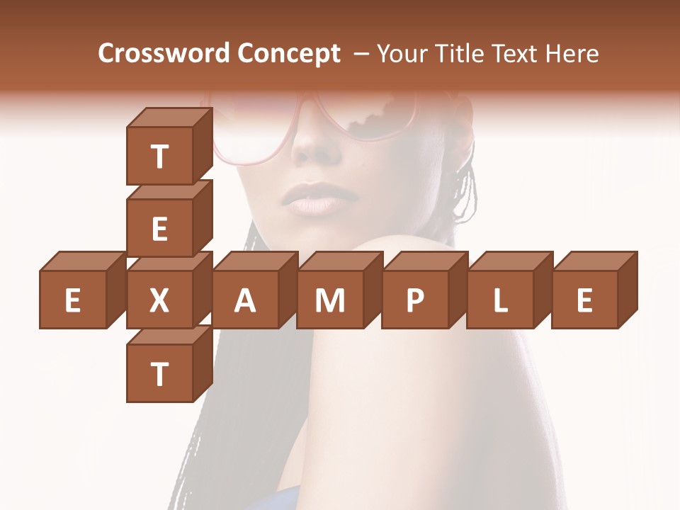 Gorgeou En Uality Eyegla E PowerPoint Template