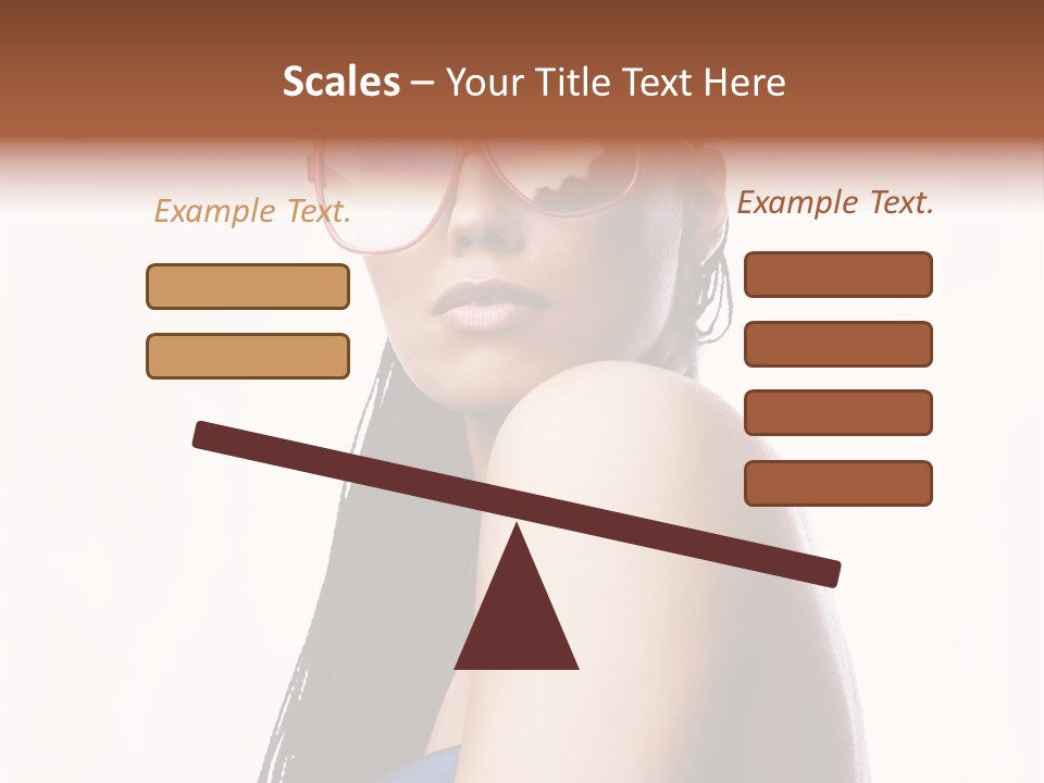 Gorgeou En Uality Eyegla E PowerPoint Template