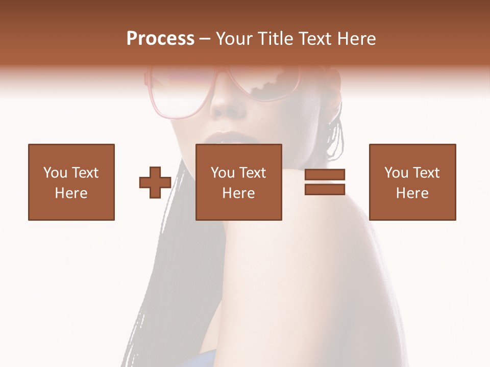 Gorgeou En Uality Eyegla E PowerPoint Template