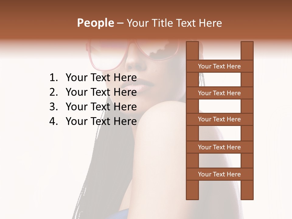 Gorgeou En Uality Eyegla E PowerPoint Template
