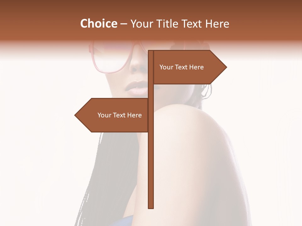Gorgeou En Uality Eyegla E PowerPoint Template