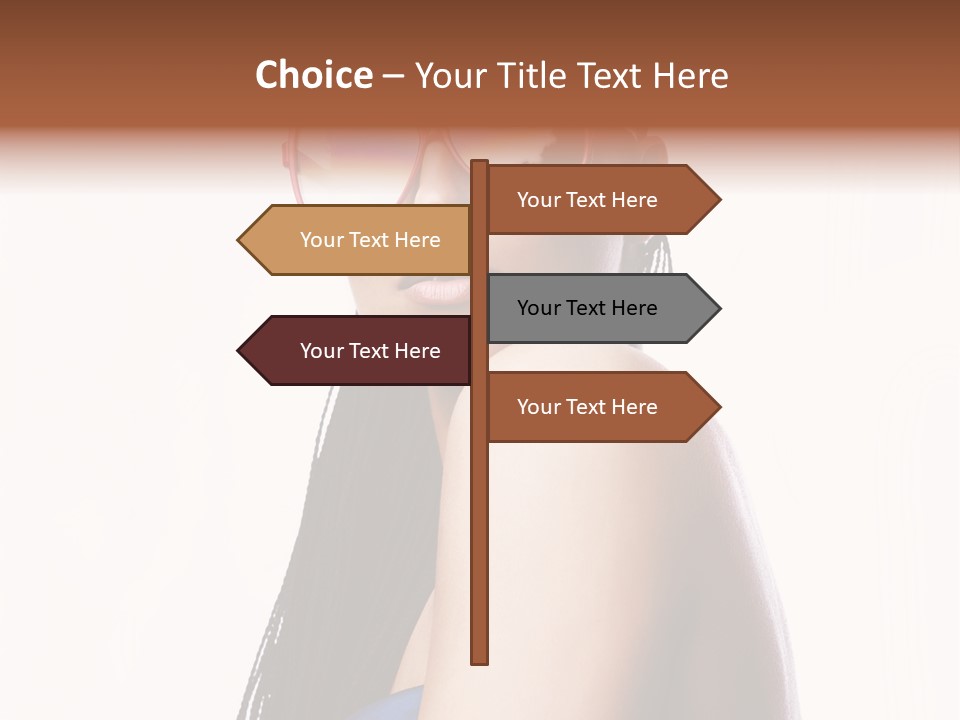 Gorgeou En Uality Eyegla E PowerPoint Template