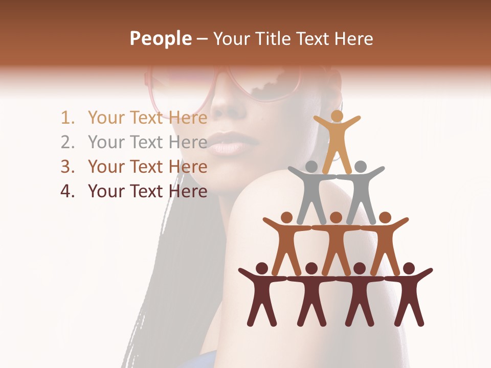 Gorgeou En Uality Eyegla E PowerPoint Template