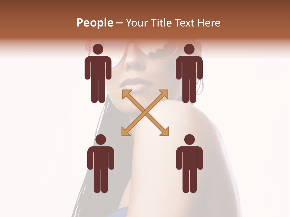 Gorgeou En Uality Eyegla E PowerPoint Template